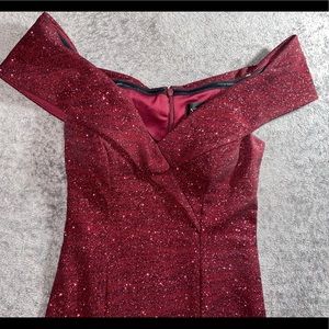 Sparkly Red Prom dress